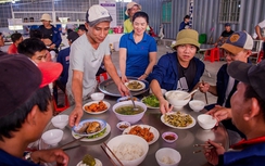 Bếp ấm trên công trường dự án cao tốc Đồng Đăng - Trà Lĩnh