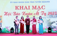 Tuyên Quang: Hội báo Xuân 2025 trưng bày và giới thiệu 764 ấn phẩm