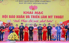 Vĩnh Phúc: Khai mạc Hội báo Xuân và Triển lãm mỹ thuật “Vĩnh Phúc đổi mới, phát triển”