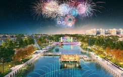 Đại lộ lễ hội Sun Urban City Hà Nam bừng sáng trong sự kiện Chào Xuân 2025