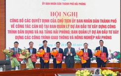 Hải Phòng: Công bố quyết định thành lập và bổ nhiệm lãnh đạo Ban Quản lý dự án đầu tư xây dựng các công trình giao thông và nông nghiệp