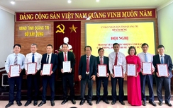 Quảng Trị: Trao quyết định bổ nhiệm lãnh đạo các phòng, ban, đơn vị thuộc Sở Xây dựng