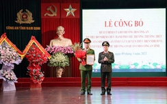 Nam Định: Bổ nhiệm Thượng tá Nguyễn Đức Tiến làm Phó Thủ trưởng thường trực Cơ quan CSĐT Công an tỉnh