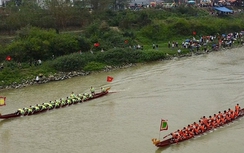 Bắc Ninh: Tái hiện hào khí 948 năm chiến thắng Như Nguyệt với Hội thi bơi chải truyền thống