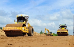 Tăng tải, đẩy nhanh tiến độ xử lý nền đất yếu cao tốc Cần Thơ - Cà Mau