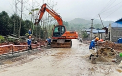 Yên Bái đẩy nhanh tiến độ thi công tuyến đường Khánh Hòa - Văn Yên
