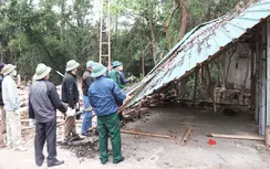 Vĩnh Yên (Vĩnh Phúc): Các hộ dân tự tháo dỡ công trình thực hiện dự án Công viên vui chơi giải trí