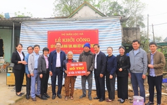 Thạch Hà (Hà Tĩnh): Khởi công xây dựng 174/174 nhà tạm, nhà dột nát cho hộ nghèo