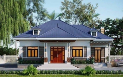 Nhà cấp 4 mái Nhật đẹp hút hồn, bốn mặt hút gió và ánh sáng
