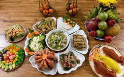 Mâm cơm cúng ông Công ông Táo của mẹ đảm, khiến dân mạng xuýt xoa