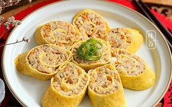 Tự tay làm món Trứng cuộn Như Ý đón tài lộc ngày vía Thần Tài
