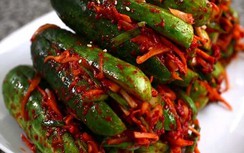 Dưa chuột nhồi kim chi, vừa dễ làm lại giải ngán cực tốt ngày Tết