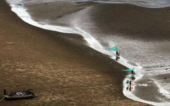 Phong cảnh siêu thực của bãi bồi lớn nhất Trung Quốc