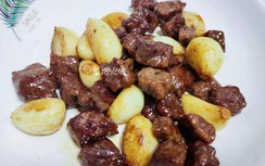 Bò cháy tỏi mềm ngon: Món ăn vặt quá hợp thưởng thức khi xem bóng đá