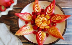 Trái cây trang trí kiểu "dễ nhất quả đất" nhưng ai cũng phải trầm trồ