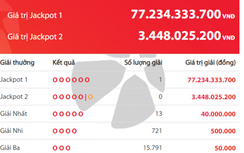 Xổ số Vietlott 15/1/2019: Xuất hiện tỷ phú trúng hơn 77 tỷ đồng