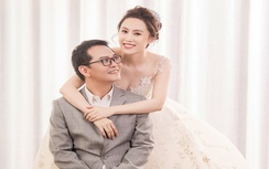 NSND Trung Hiếu chụp ảnh cưới tình tứ bên vợ hotgirl kém 19 tuổi