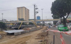 Cận cảnh đường Láng sau khi di chuyển, chặt hạ gần 500 cây xanh