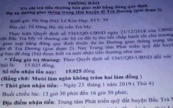 Bàn giao mặt bằng đúng quy định, hộ dân được thưởng... 15.000 đồng