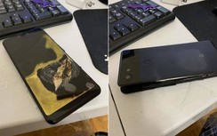 Pixel 3 XL bốc cháy dù đang ở giữa trời -13 độ C
