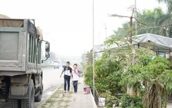 Nguy cơ mất ATGT khi hội chợ hoa Xuân đặt sát QL18