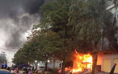 Chợ lớn nhất Thái Nguyên cháy ngày 27 Tết