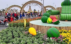 Bừng sáng đường hoa Xuân lớn nhất khu vực ĐBSCL