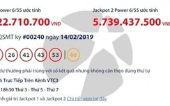 Kết quả xổ số Vietlott ngày 14/2: Chủ nhân hơn 50 tỷ đồng là ai?