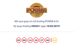 Kết quả xổ số Vietlott ngày 16/2: Ai may mắn trúng hơn 52 tỷ đồng?