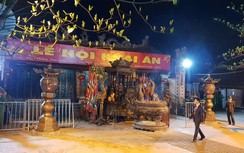 An ninh thắt chặt phía trong đền Trần trước giờ khai ấn