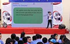 Sôi nổi buổi tuyên truyền ATGT cho hàng trăm học sinh ở TP.HCM