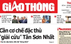 Tin mới nhất, hay nhất trên Báo Giao thông ngày 25/2/2019