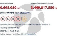 Kết quả xổ số Vietlott 26/2/2019: Hơn 60 tỷ đồng về túi ai?