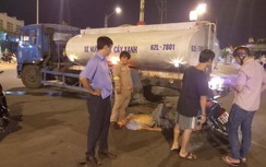 Va chạm xe bồn tưới nước cây xanh, người đàn ông bị thương nặng