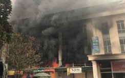 Trung tâm Thương mại Chợ Giầu Bắc Ninh hoang tàn sau cháy lớn