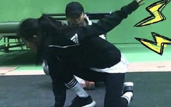 Dương Mịch tập võ thuật chuyên nghiệp trong hậu trường