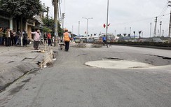 Khắc phục "hố tử thần" trên QL18 tại Quảng Ninh