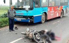Xe máy "đấu đầu" xe buýt, nam thanh niên tử vong tại chỗ