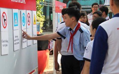 Honda Sơn Minh tuyên truyền ATGT cho hàng trăm học sinh THCS Bình Tây