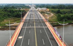 Phương tiện vận tải có tải trọng 60 tấn sắp được qua cầu Bắc Luân 2