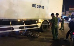 Ô tô tải ôm cua cán chết bé gái 14 tuổi đi xe đạp