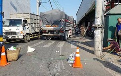 Va chạm với xe ben, người đàn ông chết thảm dưới gầm xe