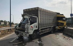 Tai nạn liên hoàn giữa 3 xe tải, 1 người bị thương