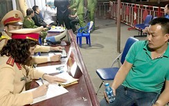 Hải Phòng: Kiểm tra lưu động phát hiện lái xe nghiện ma túy