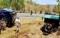 Tai nạn liên hoàn trên đèo Chư Sê, 5 phương tiện hư hỏng, 3 người bị thương