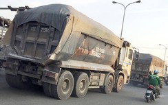 Xe ben cơi thùng, chở “có ngọn” tung hoành QL1K