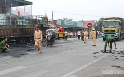 Tai nạn liên hoàn: Xác định danh tính chủ và lái xe chết cháy trong cabin