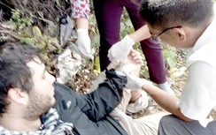 Xúc động tình người cứu nạn trên đèo Lò Xo