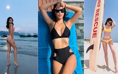 Mỹ nhân Việt "thách thức" thời tiết nóng 40 độ với bikini "rực lửa"