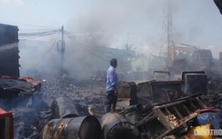 Đốt đồng để gieo sạ, lửa cháy lan sang vựa phế liệu thiêu rụi 3 ô tô tải